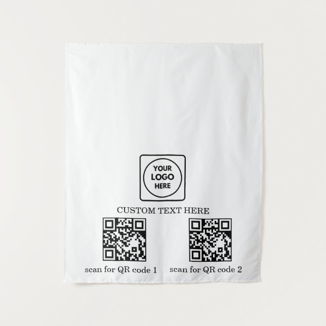 Tapiz Pop Up Shop Logo QR Code Branding Display (Anverso)