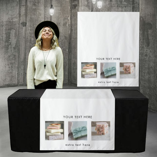 Tapiz Pop Up Shop Table Runner Banner Business 3 Fotos (Pop Up Shop Table Runner Banner Business 3 Photos Tapestry)