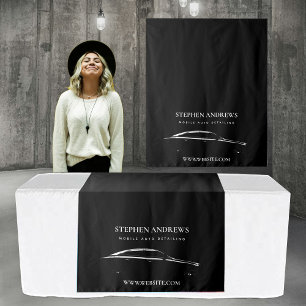 Tapiz Pop Up Shop Table Runner Banner Business Logo Auto