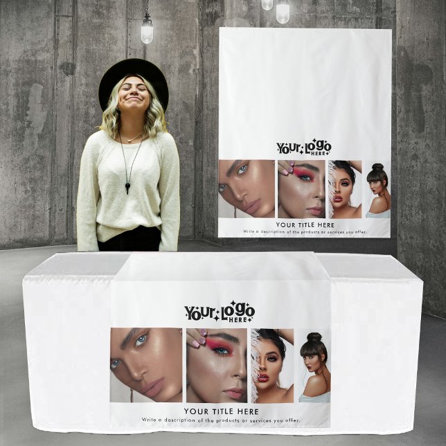 Tapiz Pop Up Shop Table Runner Banner Business Photos (Pop Up Shop Table Runner Banner Business Photos Tapestry)