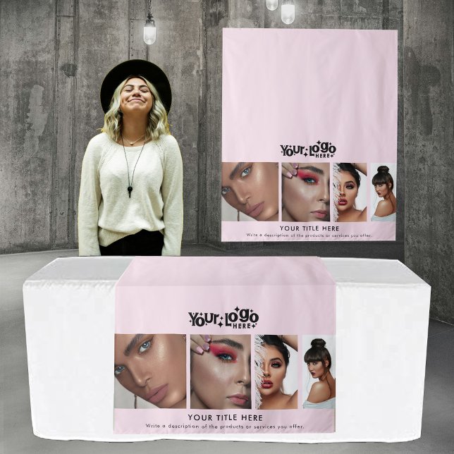Tapiz Pop Up Shop Table Runner Banner Business Photos (Pop Up Shop Table Runner Banner Business Photos Tapestry)