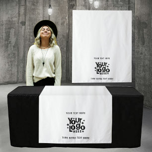 Tapiz Pop Up Shop Table Runner Banner Business Text Logo