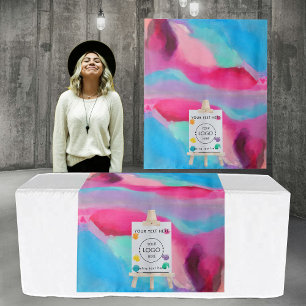 Tapiz Pop Up Shop Table Runner Banner Logo de negocios A