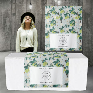 Tapiz Pop Up Shop Table Runner Banner Logo Pears Floral