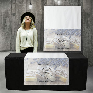 Tapiz Pop Up Shop Table Runner Rótulo logotipo comercial