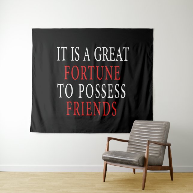 Tapiz poseer un amigo Tapestry (In situ (horizontal))