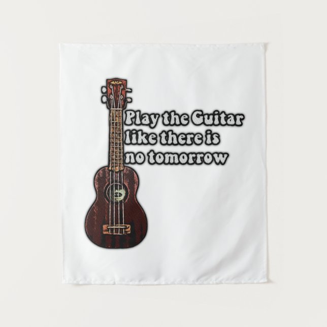Tapiz positive guitar quote for guitar lovers (Anverso)