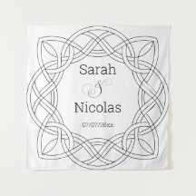 Poster de pared de ducha de boda personalizado