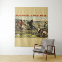Póster de vaquero del oeste salvaje de Buffalo Bil