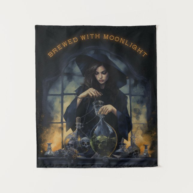 Tapiz Preparado con la Bruja de la Luna (Anverso)