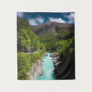 Tapiz Primavera del río Soča desde el puente Napoleón