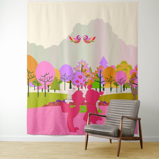 Tapiz primer beso (In situ)