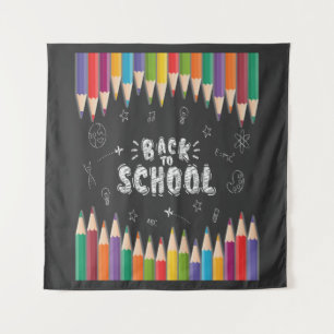 Tapiz Primer Día De Camisa Escolar, Bienvenido De Nuevo 