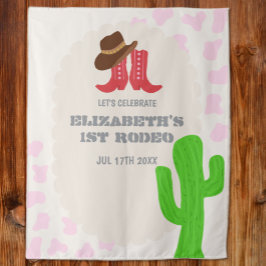 Tapiz Primera chica rodeo cumpleaños 1