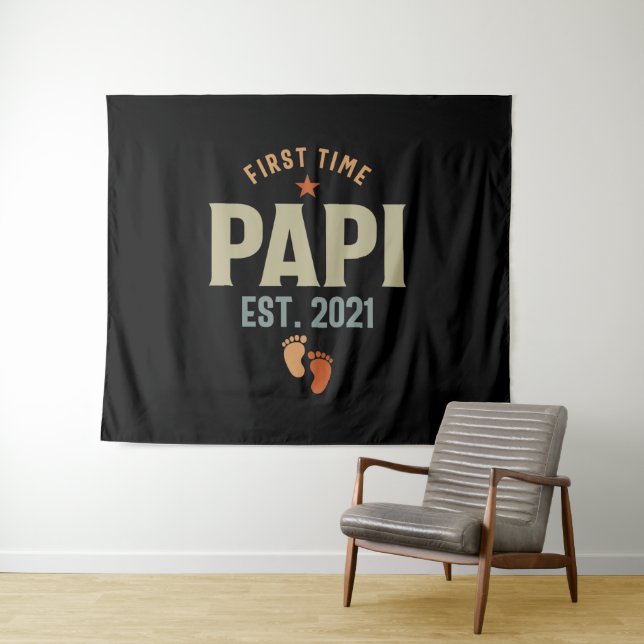 Tapiz Primera Vez Papi Este 2021 Padre (In situ (horizontal))