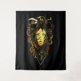 Tapiz Princesa abrazada por un cuervo