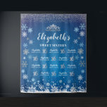 Tapiz Princess Winter Sweet 16 photobooth Backdrop<br><div class="desc">Princess Winter Sweet 16 photobooth Backdrop</div>