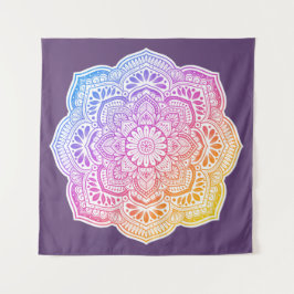 Tapiz Prism Flower Mandala Tapestry
