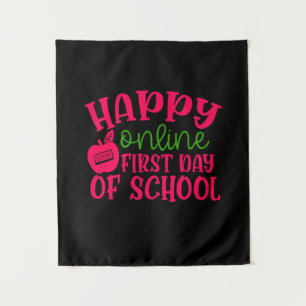 Tapiz Profesora de Regalos Feliz Primer Día Escolar En