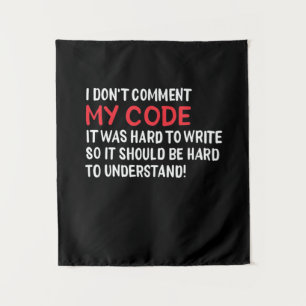 Tapiz Programador No Comento Mi Código