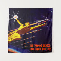 Propaganda del poster espacial soviético