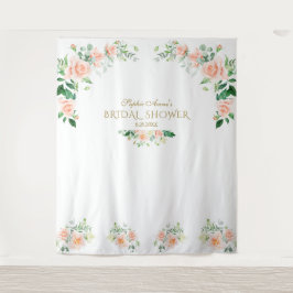 Tapiz Propio de Fotografía de Boda con Flores Rosas de E