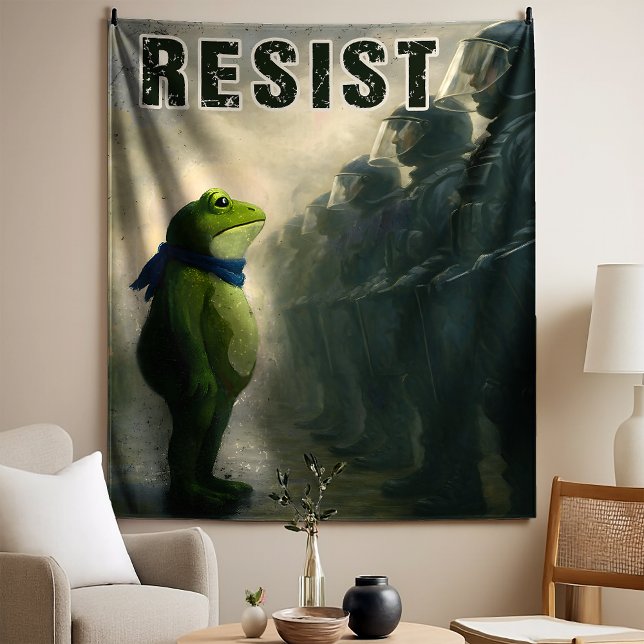 Tapiz Protesta de la Rana de Portland (Subido por el creador)