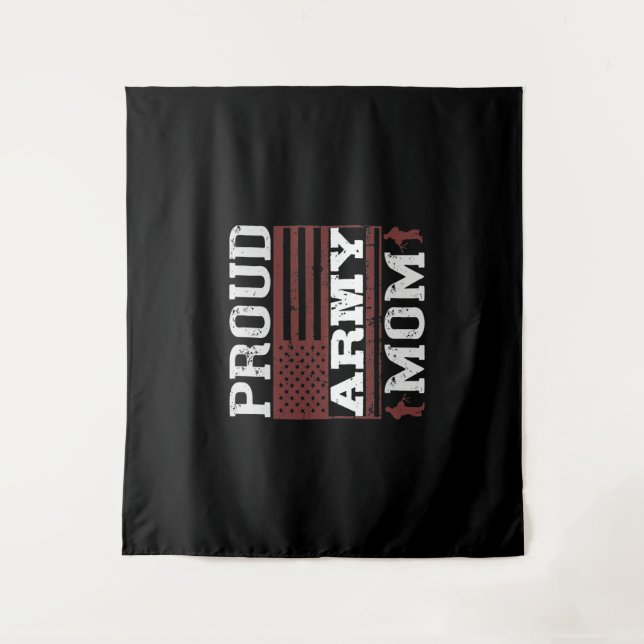 Tapiz Proud Army Mom (Anverso)
