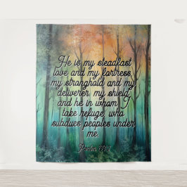 Tapiz Psalm 144:2 Wedding Backdrop