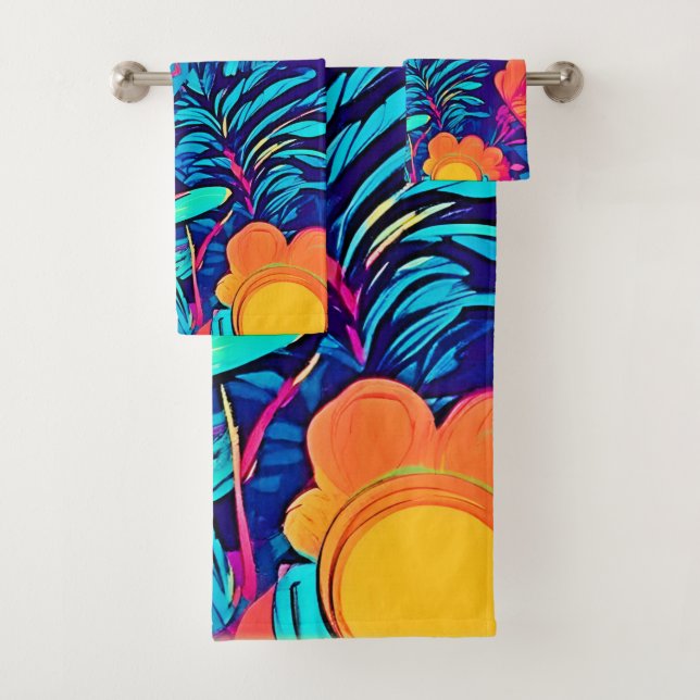 Tapiz Psicodélico Floral (In situ)