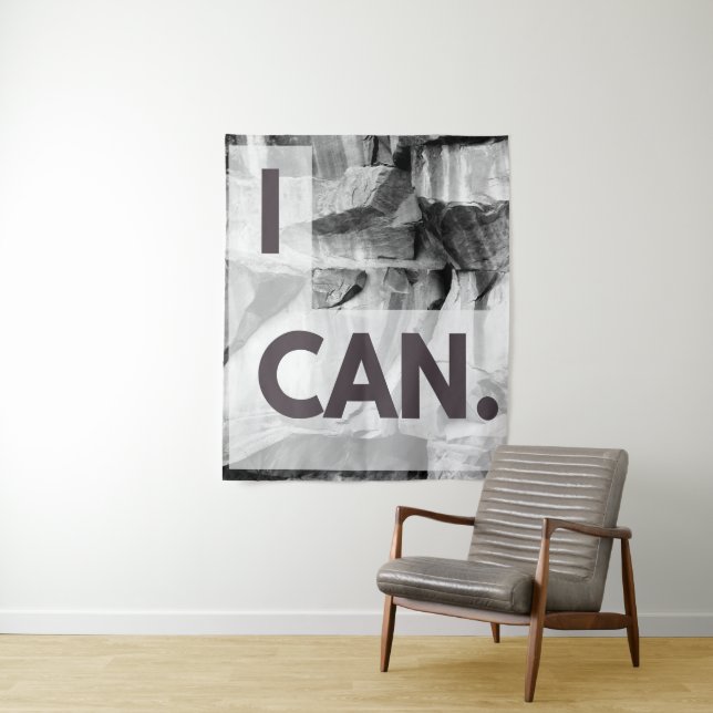 Tapiz Puedo Gray Stone Rock (In situ)