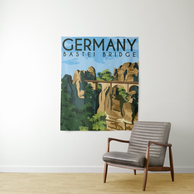 Tapiz Puente Bastei de Alemania (In situ)