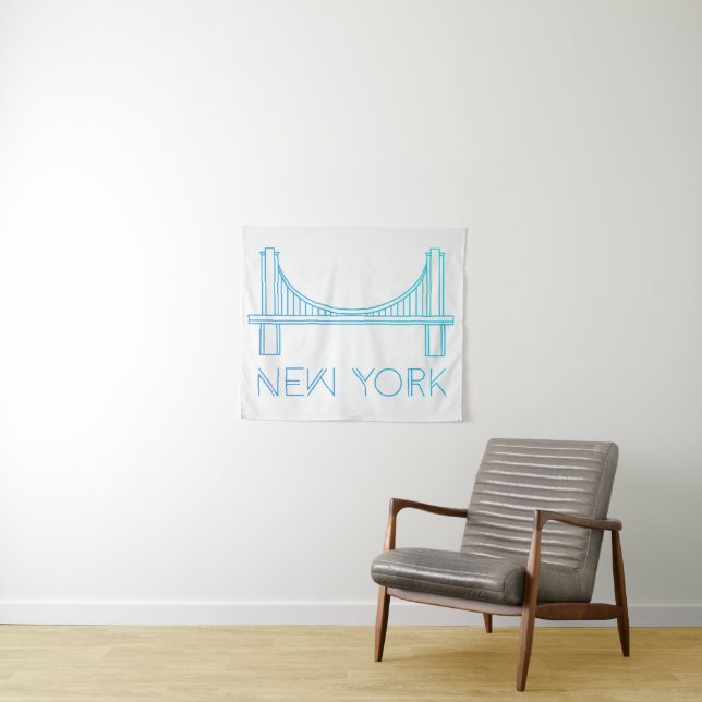 Tapiz Puente de Brooklyn el | New York City (In situ (horizontal))