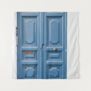 TAPIZ PUERTAS CON PANELES DE MADERA MARRÓN