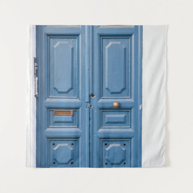 TAPIZ PUERTAS CON PANELES DE MADERA MARRÓN (Anverso)