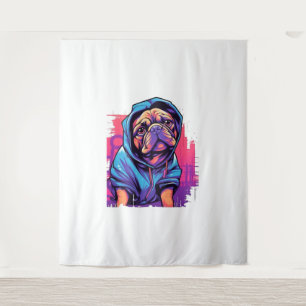 Tapiz Pug Lover, dueño de Pug,