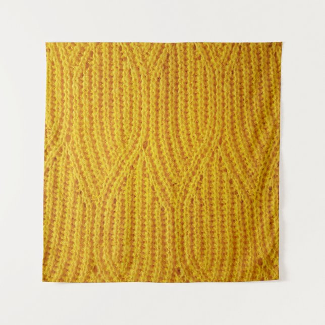 Tapiz Punto amarillo: fondo de superficie textil. (Anverso)