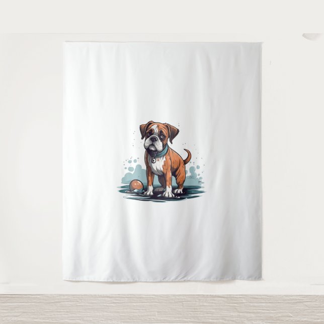 Tapiz PupArt Design Boxer Briefs - Gráfica divertida de  (Anverso)