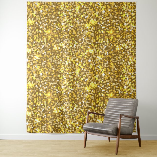 Tapiz Purpurina dorado (In situ)