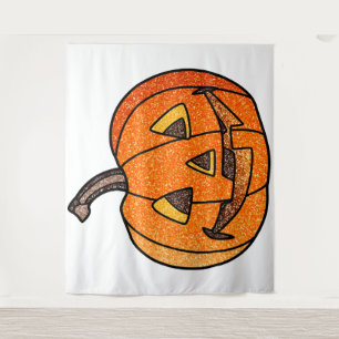Tapiz Purpurina Jack O'Lantern