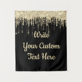 Tapiz Purpurina personalizado Aniversario de la foto fon