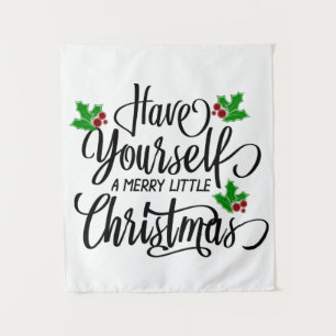 Tapiz Que te den unas vacaciones con Navidades pequeños