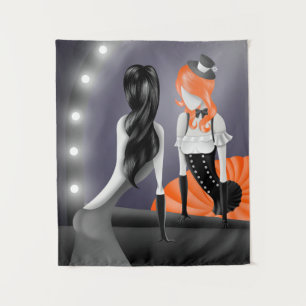 Tapiz Quirky Ballerina y Naranja de la refección del bai