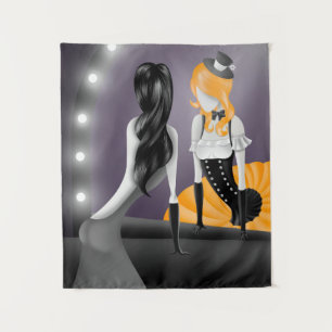 Tapiz Quirky Ballerina y refección bailarina Amarillo