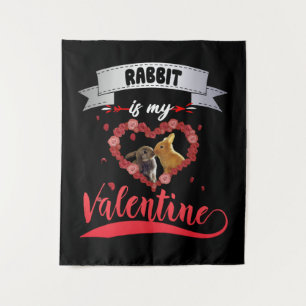 Tapiz Rabbit Lover   El Conejo Es Mi Valentín