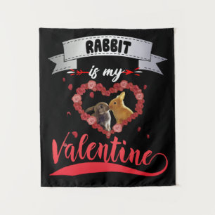 Tapiz Rabbit Lover   El Conejo Es Mi Valentín