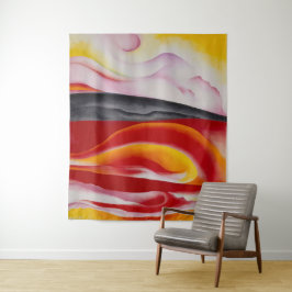 Tapiz Racha roja, amarilla y negra | Georgia O'Keeffe |