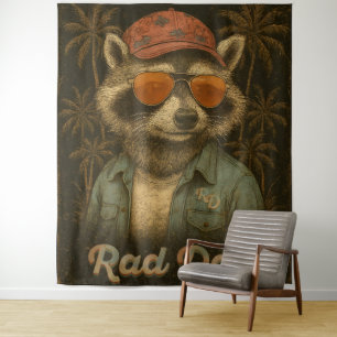 Tapiz Rad Dad Funny Feliz Día del Padre Vintage