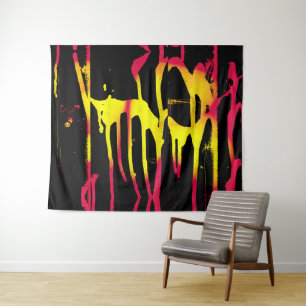 Tapiz ráfagas y espumas y bacanal