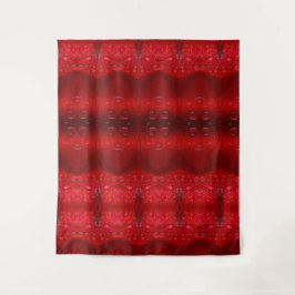 Tapiz Rainy Red Dianthus Ikat